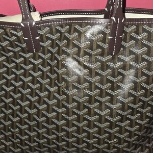 Brown Patterned Tote Bag